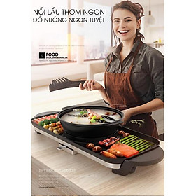 Mua Bếp Lẩu Nướng điện 2in1