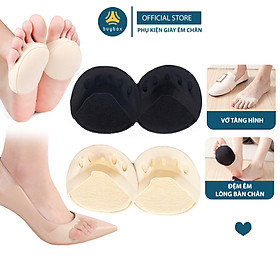 Vớ thiết kế hở ngón, màu sắc tinh tế, kết hợp đệm êm chân, giảm tình trạng thốn bàn chân hiệu quả - BuyBox - BBPK339
