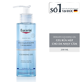Gel Rửa Mặt Cho Da Nhạy Cảm Eucerin Dermato Clean Refreshing Cleansing (200ml)