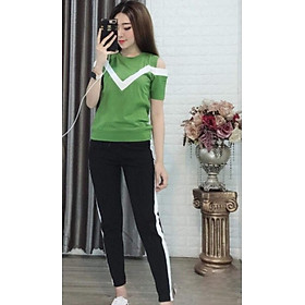 ĐỒ BỘ THUN DẠO PHỐ MẶC NHÀ HỞ VAI SIÊU XINH