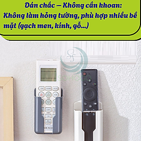 Hộp Đựng Remote Dán Tường Tiện Lợi -Kệ Gắn Tường Đựng Remote – Không Cần Khoan