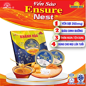 Yến Chén Cao Cấp Ensure Nest Chưng Sẵn Đông Trùng 140ml 39% yến - Nguồn gốc yến đảo Khánh Hoà