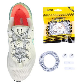 Dây giày thông minh phản quang 3 vạch LiveFit Lock Laces không cần buột I vừa với mọi loại giày I Chất liệu dây Nylon bền chắc với thời gian