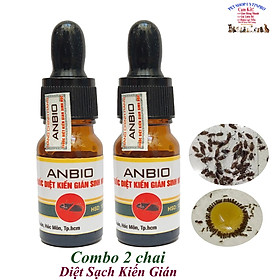 Combo 2 chai thuốc Diệt kiến gián Sinh học ANBIO Chai 10ml Diệt sạch kiến gián An toàn Hiệu quả Xuất xứ Việt Nam