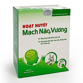 Thực phẩm bảo vệ sức khoẻ Hoạt Huyết Mạch Não Vương - Hộp 50 viên