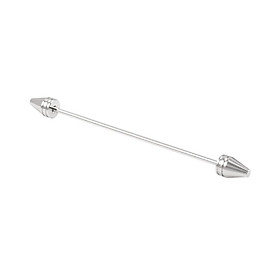 Men's Collar Pin Collar Bar Barbell Lapel Pin Clip Clasp Brooch Jewelry