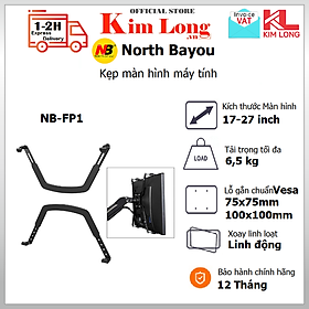Mua Kẹp màn hình North Bayou NB FP-1 màn hình từ 17inch - 27inch Không có lỗ bắt vít giá kẹp - Hàng chính hãng