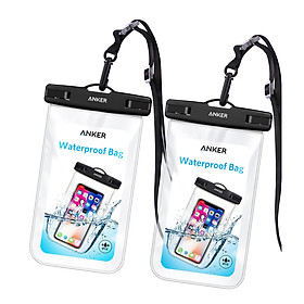 Bộ 2 Túi Chống Nước Cho Điện Thoại Anker - B7095012 (Đen) - Hàng Chính Hãng