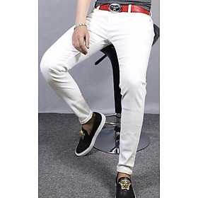 Quần Jeans Nam Trắng Dáng Ôm JEANTRANG99 (Jean Trắng)