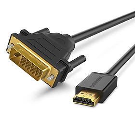 Cáp chuyển đổi HDMI sang DVI dài 1m Ugreen 30116 cao cấp-Hàng Chính Hãng