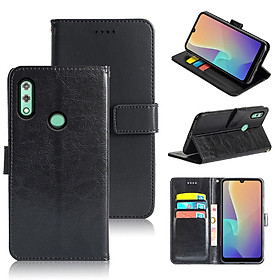 Bao da dành cho điện thoại Vsmart Star 4 - Bao da kiêm ví đựng thẻ ATM và đựng tiền