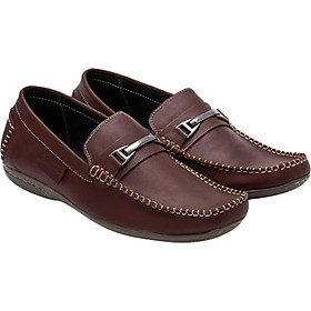 Giày Mọi Nam Huy Hoàng HT7115 - Nâu Đỏ (Size
