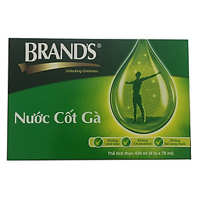 Hộp 6 Hũ Nước Cốt Gà Brand's (70ml/Hũ)