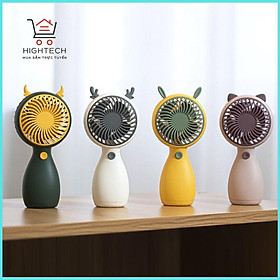 Mua Quạt cầm tay  quạt điện mini  quạt tích điện cầm tay mini có sạc loại tai thú JL 8802