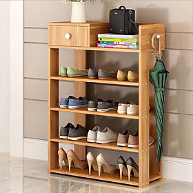 Mua HỎA TỐC _Kệ để giày dép 5 tầng bằng gỗ MDF