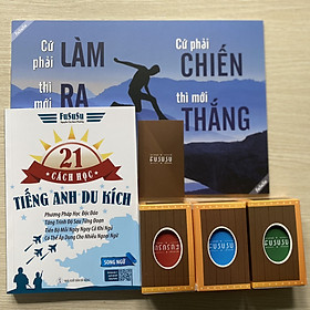 Combo Sách 21 Cách Học Tiếng Anh Du Kích Kèm Bộ 3 Hòm Kho Báu 156 Flashcard Câu Nói Hay Và Quà Tặng Độc Đáo Từ Fususu (Mới)
