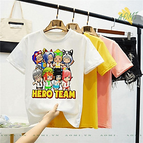 ÁO THUN UNISEX 7 mem simmy sammy phong cận hero team PHÔNG NAM NỮ GIA ĐÌNH CẶP ĐÔI CÓ SIZE TRẺ EM CHO BÉ TRAI GÁI 3158