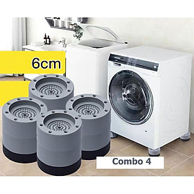 Bộ 4 miếng đệm cao su chống rung cho máy giặt - Chống rung máy giặt - Đế chống rung máy giặt, Kệ chống rung