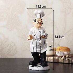 Mua Tượng đầu bếp cao 32 cm trang trí nhà cửa