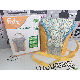 Tặng 02 pack đá gel - Túi giữ nhiệt bình sữa đôi Fatz FB2006SL