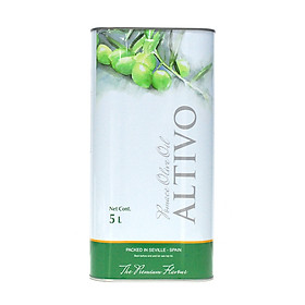 Dầu Oliu hiệu Altivo Tây Ban Nha - Pomace Olive Oil Altivo Thùng 5 lít
