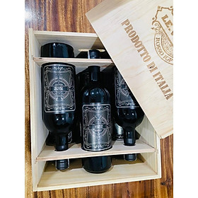 Mua Quà tặng hộp gỗ 6 chai vang Ý 1922