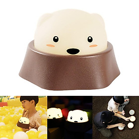 Cute Playing Hamster Night Light USB Charging Pat Lamp