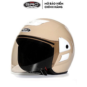 Mũ bảo hiểm GRO 3/4 đầu ST07, nón bảo hiểm phong cách trẻ trung, nhiều màu, thời trang cho nam và nữ- Hàng chính hãng