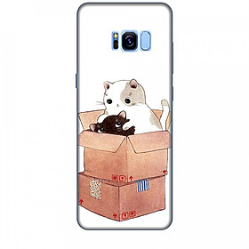 Ốp lưng dành cho điện thoại  SAMSUNG GALAXY S8 PLUS Mèo Con Dễ Thương
