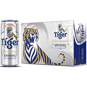 Thùng 24 lon Tiger Crystal lon cao (330ml/lon)