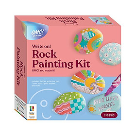 OMC! Write On! Rock Painting Kit 