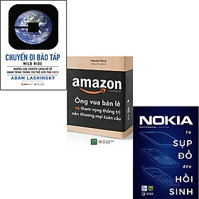 Combo 3 Cuốn Sách : Chuyến Đi Bão Táp + AMAZON - Ông Vua Bán Lẻ Và Tham Vọng Thống Trị Nền Thương Mại Toàn Cầu
+ NOKIA - Từ Sụp Đổ Đến Hồi Sinh