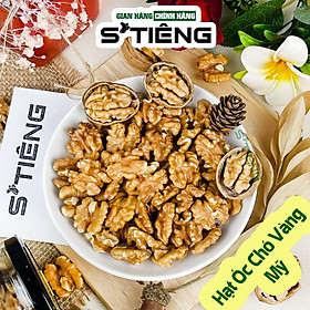 400Gr Nhân Hạt Óc Chó Vàng STIENG Nhập Khẩu Mỹ Sạch Vỏ Ăn Liền Hoặc Chế