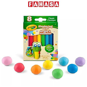 Hộp Đất Sét Tạo Hình 8 Màu Cơ Bản 136g - Crayola 570312