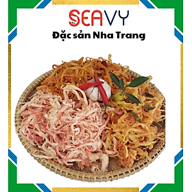 Đặc Sản Nha Trang - Mực Xé Sợi 3 Vị Hộp 500G
