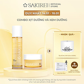 Combo Xịt NMN, HA Sakirei & Kem dưỡng da Sakirei NMN Revitalize từ Nhật Bản
