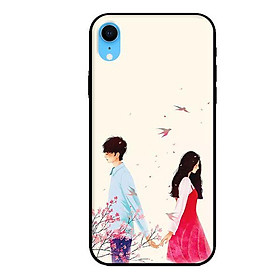 Hình ảnh Ốp lưng cho iPhone XR Anime Boy Girl - Hàng chính hãng