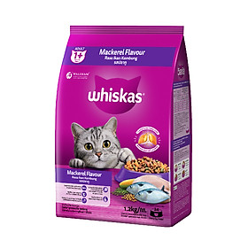 Thức Ăn Cho Mèo Whiskas Adult 1+ YearsVị Cá Thu 1.2kg/Túi