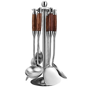 Mua Bộ dụng cụ nấu ăn có giá treo Cooking Kitchen Utensil Set with Holder (6 món có giá treo)