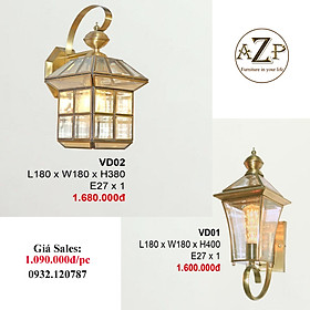 ĐÈN ĐỒNG / ĐÈN ỐP VÁCH / ĐÈN TRANG TRÍ / ĐÈN THẢ TRẦN / ĐÈN TREO TƯỜNG PHÒNG KHÁCH / PHÒNG NGỦ / ĐÈN TRANG TRÍ NHÀ HÀNG KHÁCH SẠN AZP-VD01 / VD02 phong cách đương đại, hàng nhập khẩu AZP