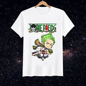 Áo Thun Zoro Chibi Dễ Thương One Piece độc đẹp dễ thương