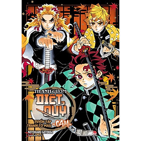 Sách - Tuyển tập tranh tô màu Thanh gươm diệt quỷ