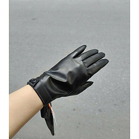 Găng Tay Nữ Da Cừu Cao Cấp BHY8008 – Mềm Mịn, Thoáng Khí, Sang Trọng