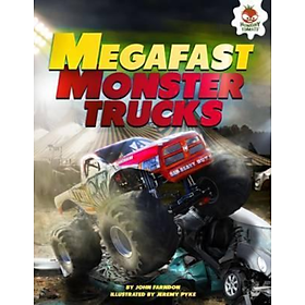 Ảnh bìa Sách tiếng Anh - MEGAFAST MONSTER TRUCKS