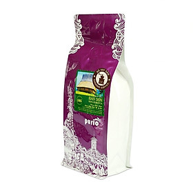 PURIO Ground Coffee - cà phê bột nguyên chất, Bản Đôn - 100% Robusta, Đắng đậm - Gói 250gr