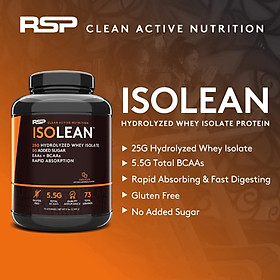 ISO LEAN CHOCOLATE – Hydrolyzed Whey Isolate hấp thu siêu nhanh