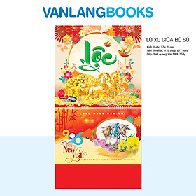 Lịch Treo Tường 2026 Vanlangbooks - Lộc Mã Tiến Công (VLLXG03A) Cao Cấp