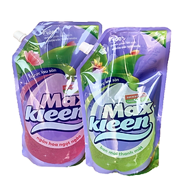 Combo 2 Túi Nước lau sàn Maxkleen Sạch Khuẩn Thơm Mát 1kg túi