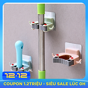 Giá Treo Tường Móc Chổi Hoặc Cây Lau Nhà