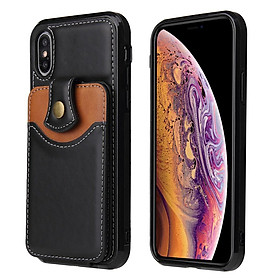 Casing iPhone X XS Max XR SE 2020 iPhone 8 iPhone 7 iPhone 6 6S Plus Flip Leather Case Dual Layer Card Slots Stand Soft Wallet Pouch Cover
